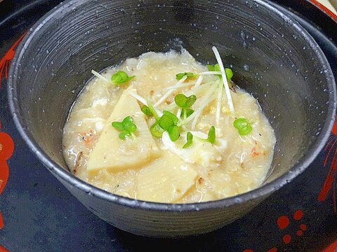 残った釜飯で☆　「remakeたけのこ雑炊」